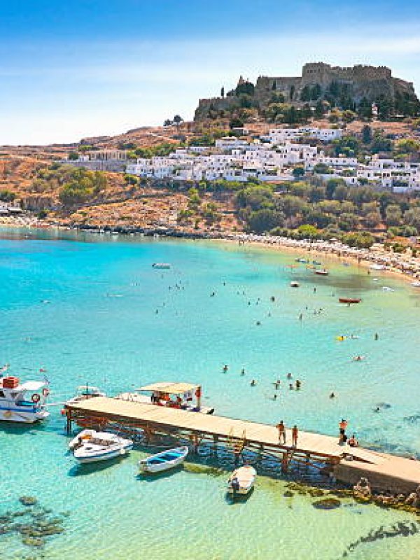 Lindos Bay, Rhodes Island, GreeceLindos Bay, Rhodes Island, Greece St.Paul's Bay, Rhodes Island, Greece